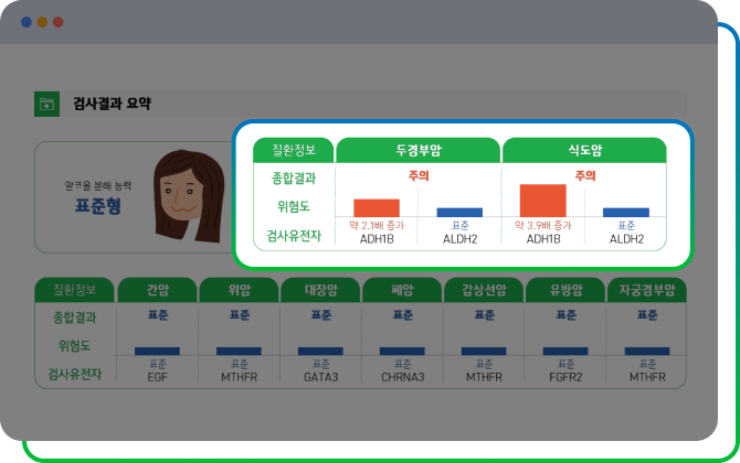 사결과 요약 이미지